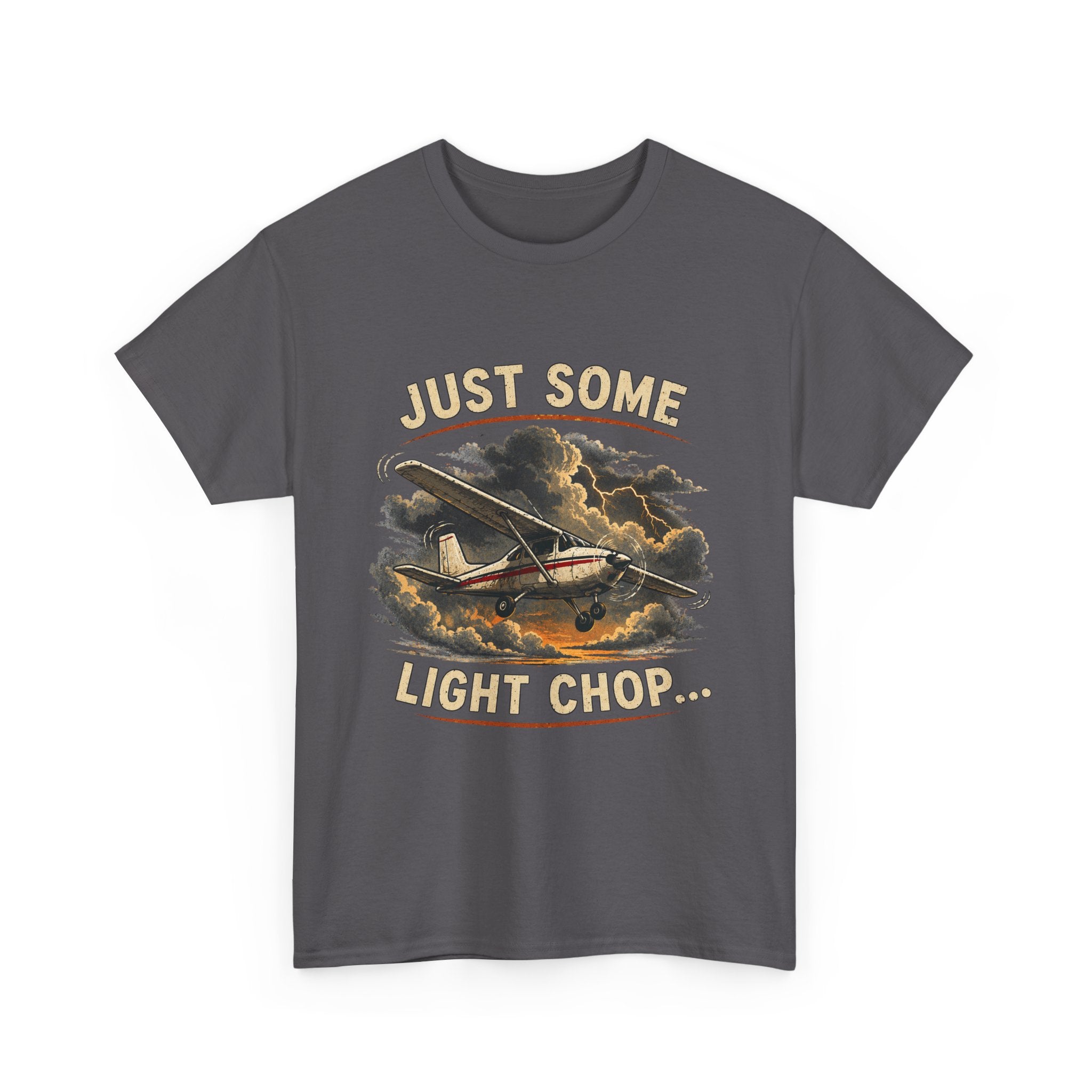“Just Some Light Chop” - Funny Pilot T-Shirt - Cessna Aviation Tee
