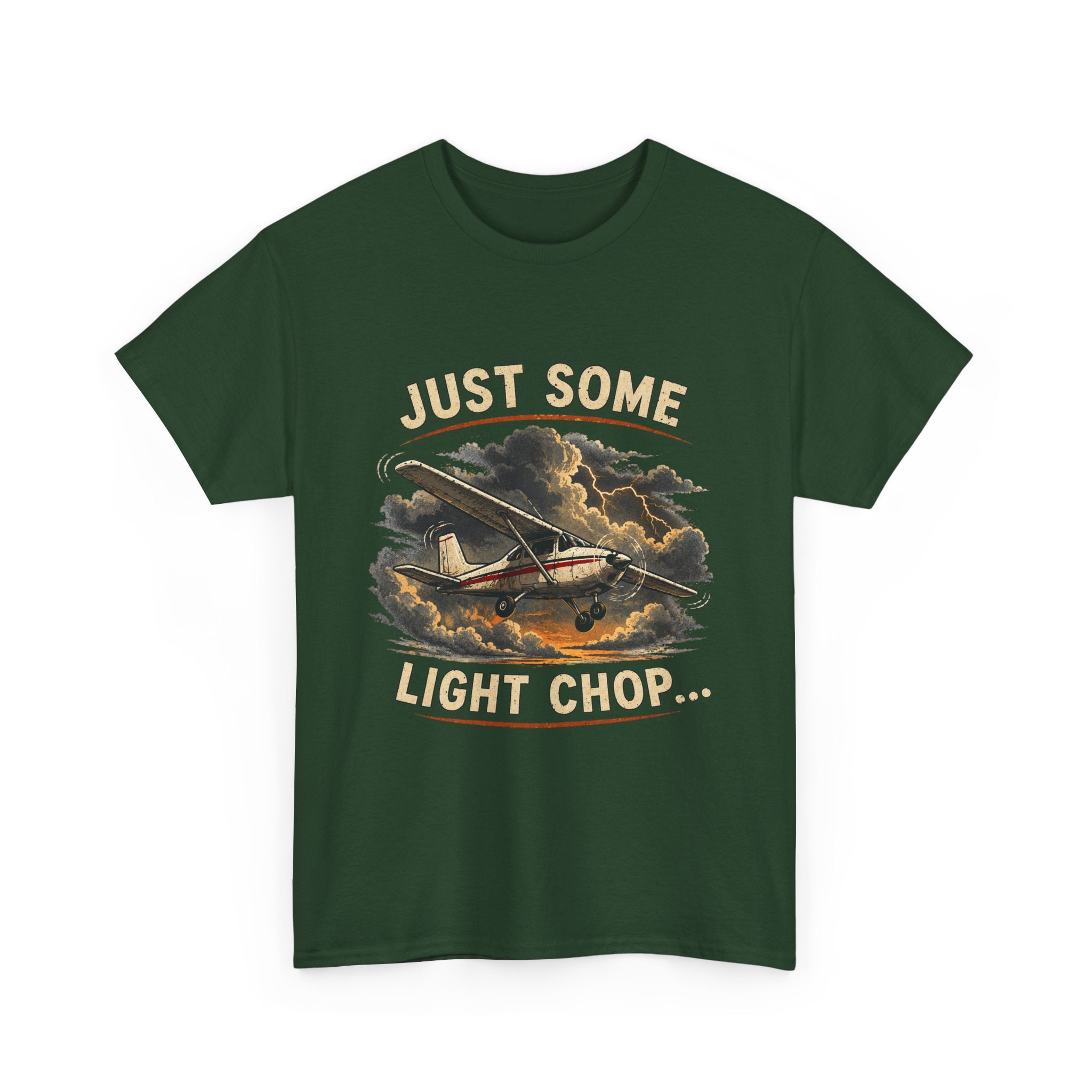 “Just Some Light Chop” - Funny Pilot T-Shirt - Cessna Aviation Tee