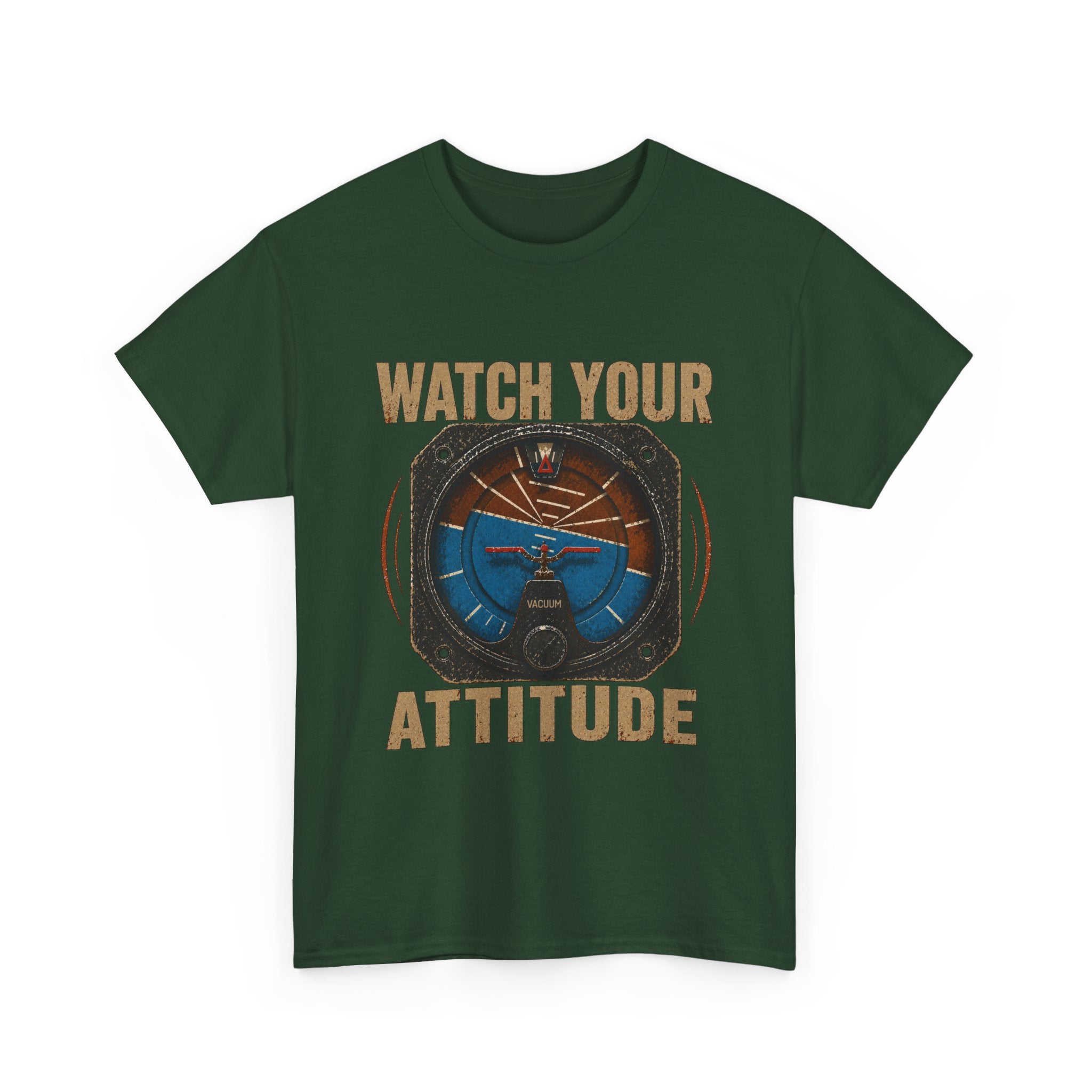 “Watch Your Attitude” - Funny Pilot T-Shirt