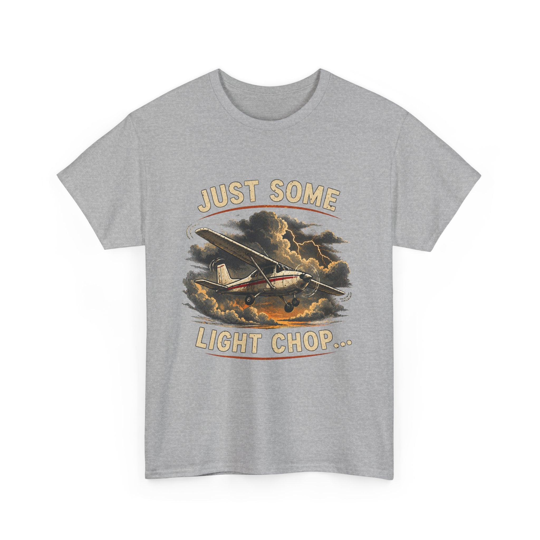 “Just Some Light Chop” - Funny Pilot T-Shirt - Cessna Aviation Tee