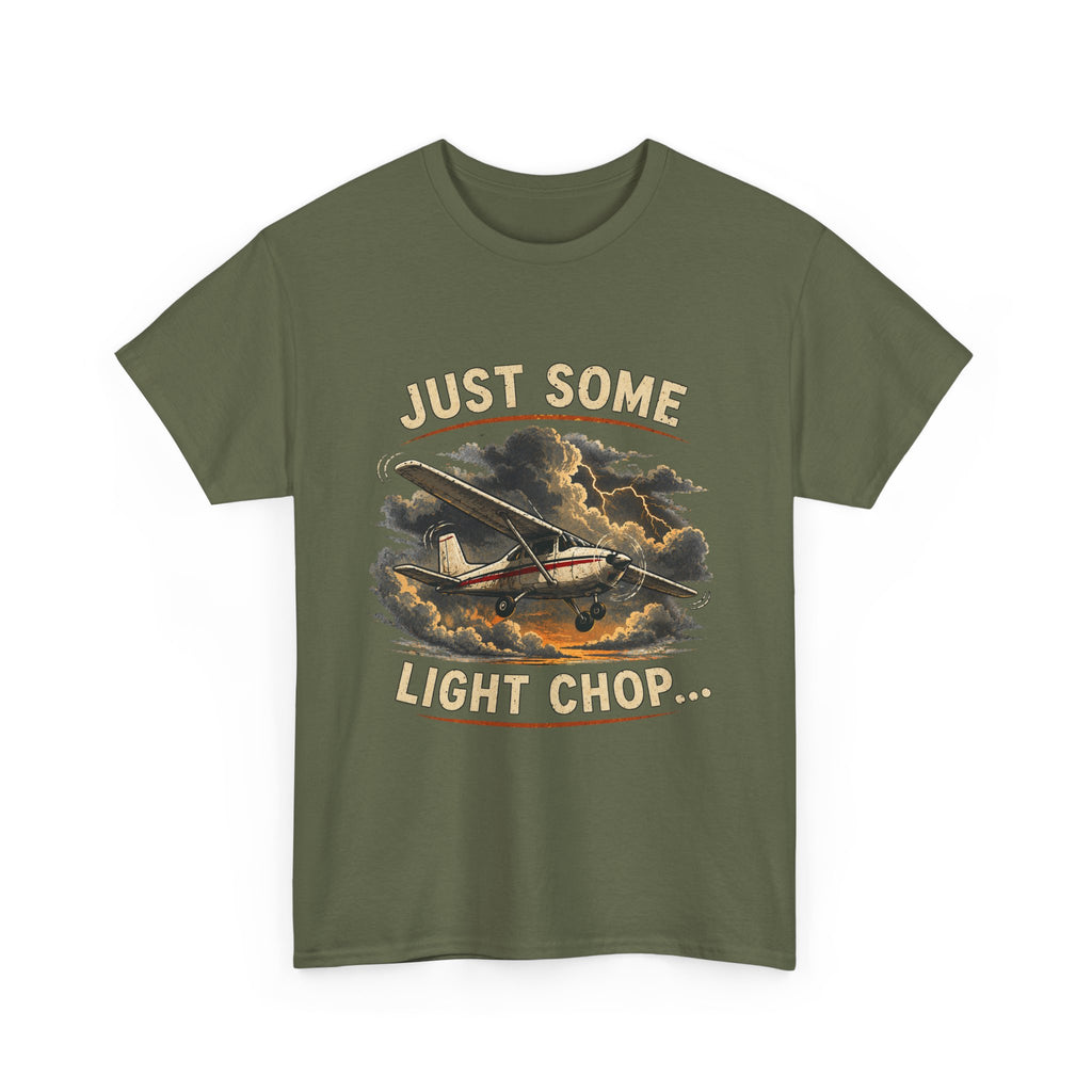 “Just Some Light Chop” - Funny Pilot T-Shirt - Cessna Aviation Tee