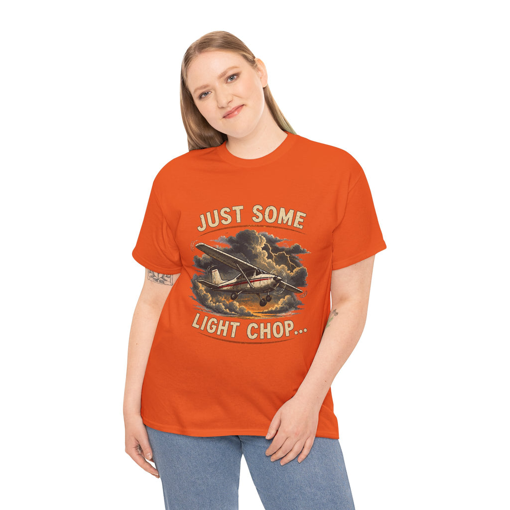 “Just Some Light Chop” - Funny Pilot T-Shirt - Cessna Aviation Tee