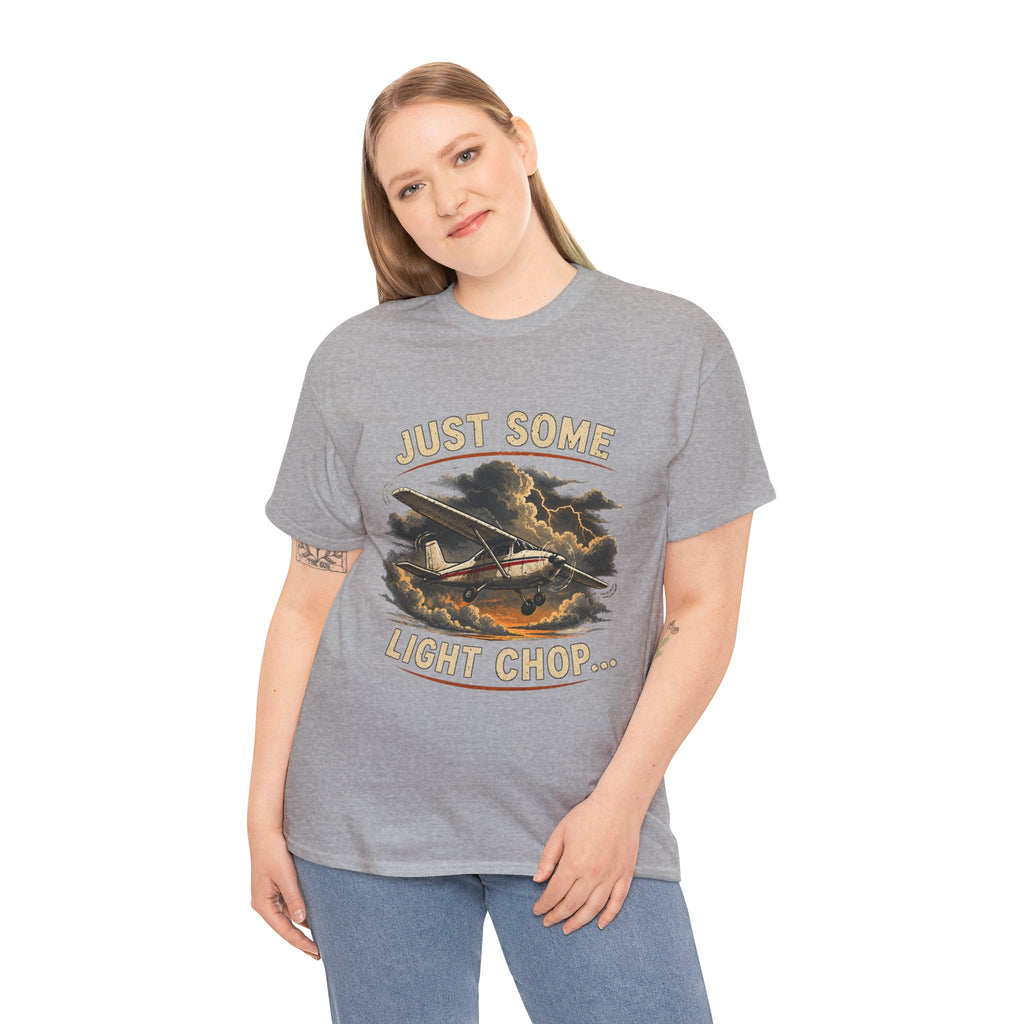 “Just Some Light Chop” - Funny Pilot T-Shirt - Cessna Aviation Tee