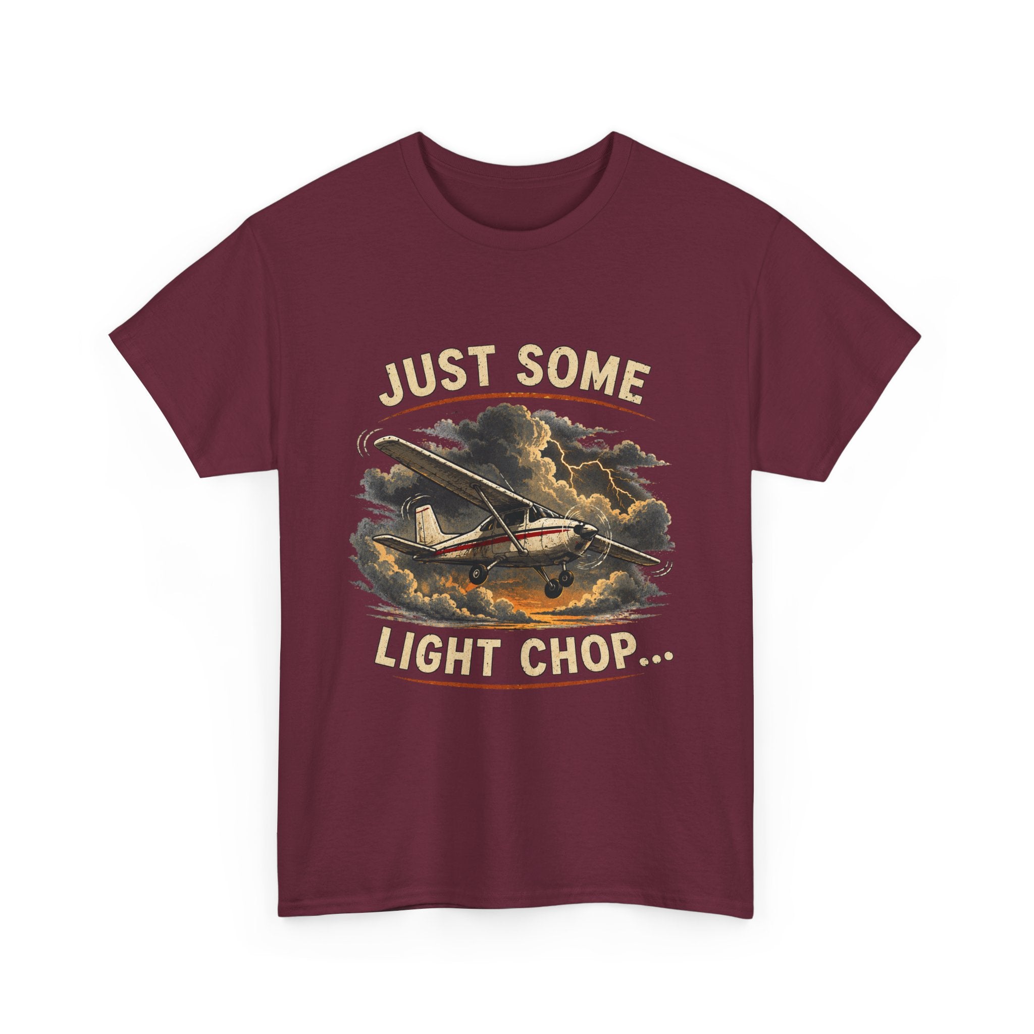 “Just Some Light Chop” - Funny Pilot T-Shirt - Cessna Aviation Tee