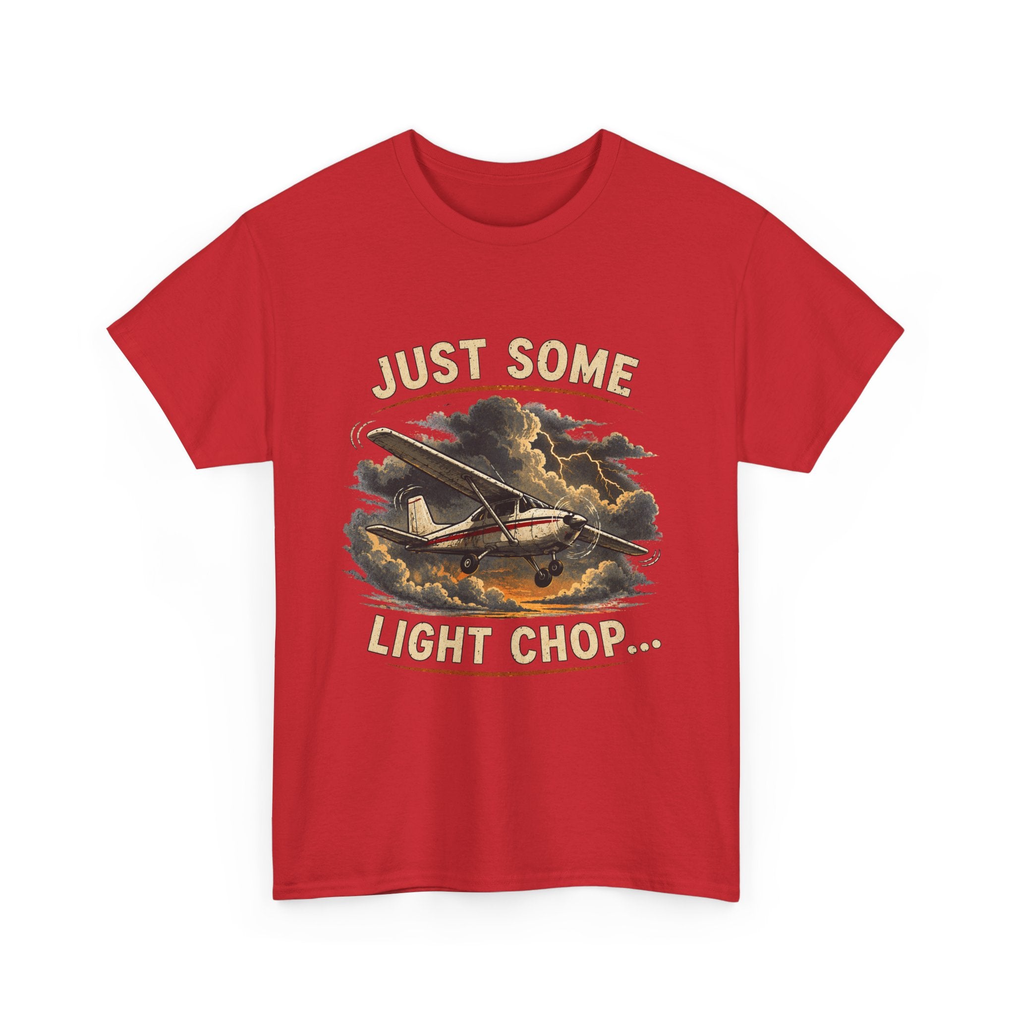 “Just Some Light Chop” - Funny Pilot T-Shirt - Cessna Aviation Tee