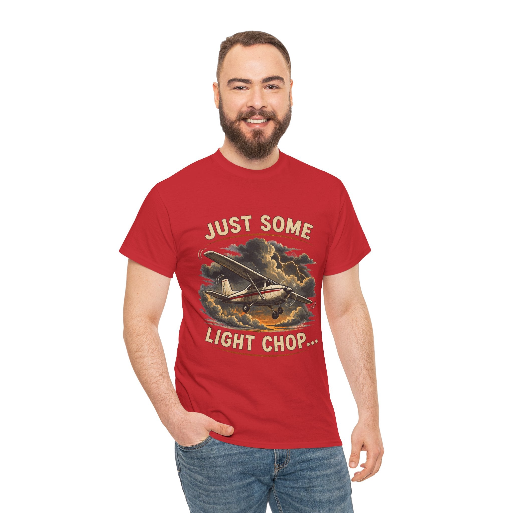 “Just Some Light Chop” - Funny Pilot T-Shirt - Cessna Aviation Tee
