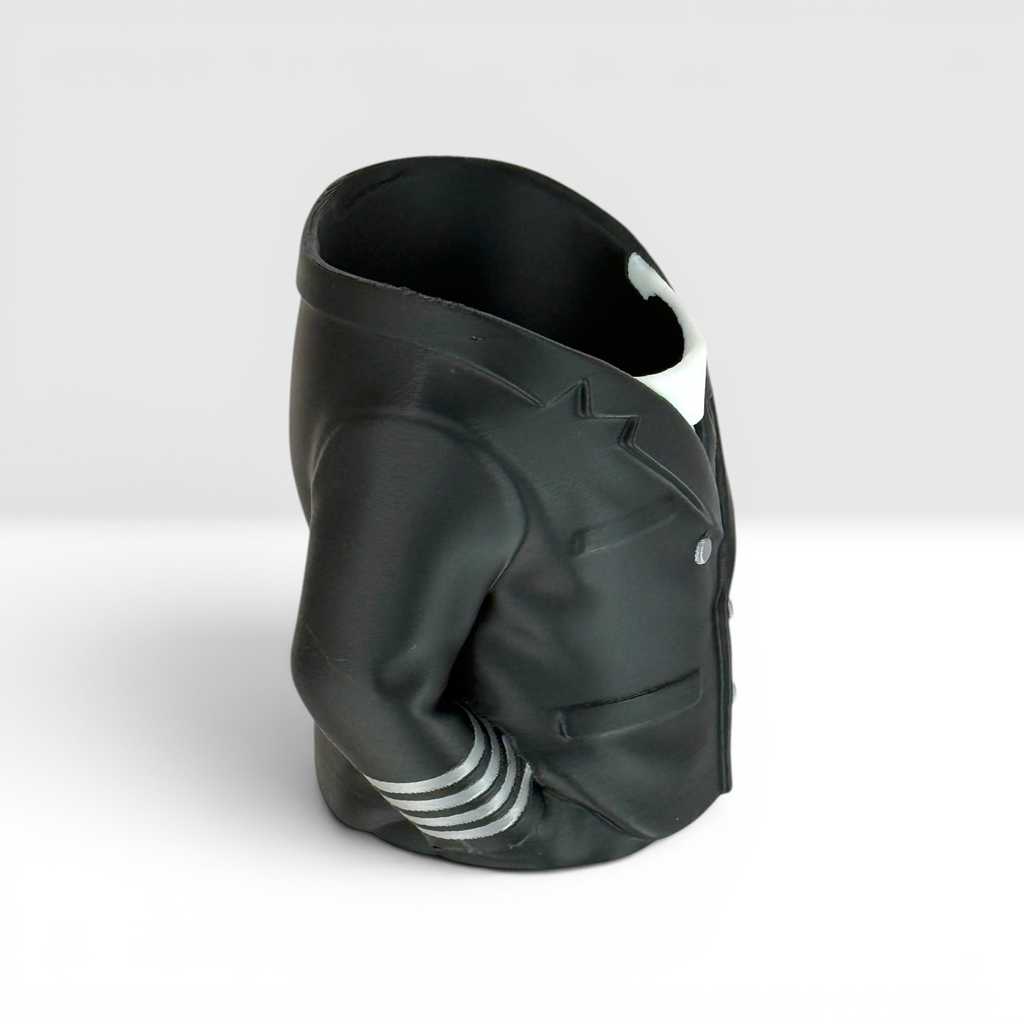 Captain Can Holder (Airline Captain Version) Soda Can or Desktop Pen Holder - Novelty Gift