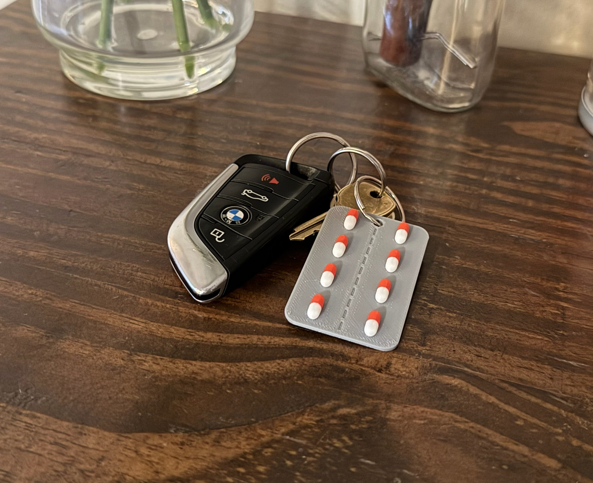 Fake Pill Pack Keychains - Funny Keychains
