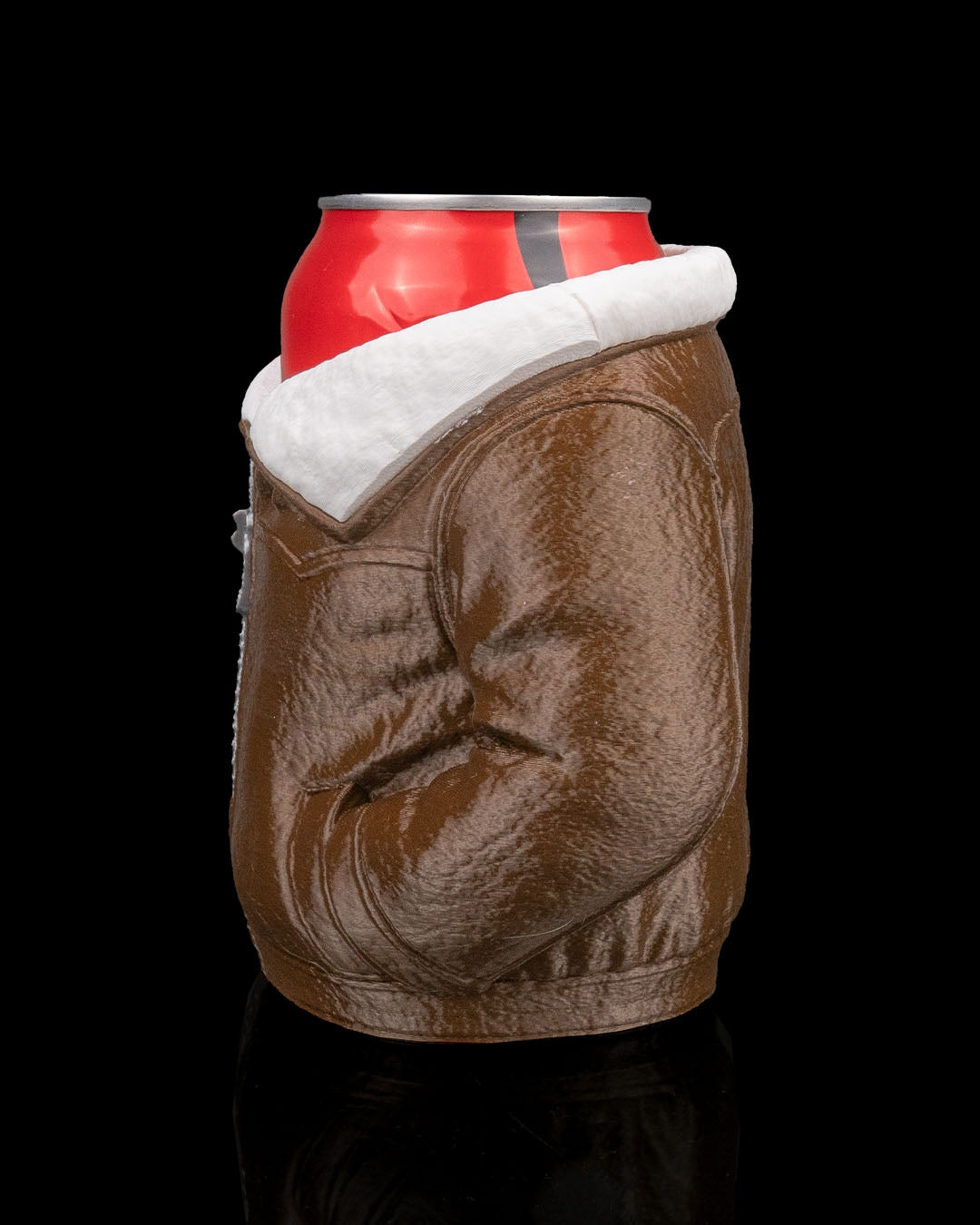 Aviator Jacket Soda Can or Desktop Pen Holder - Novelty Gift for Pilots