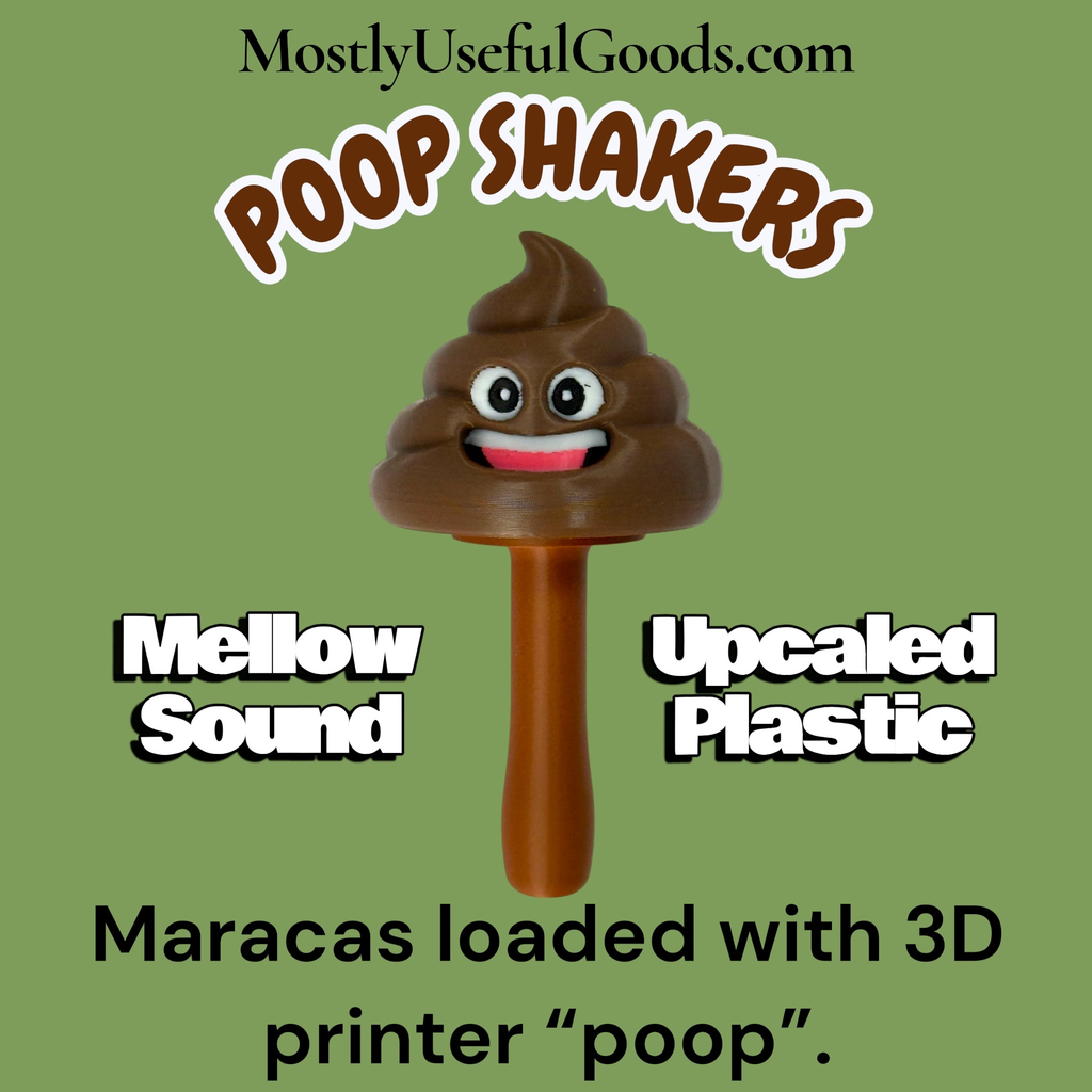 Poop Shaker - Poop Emoji Maracas