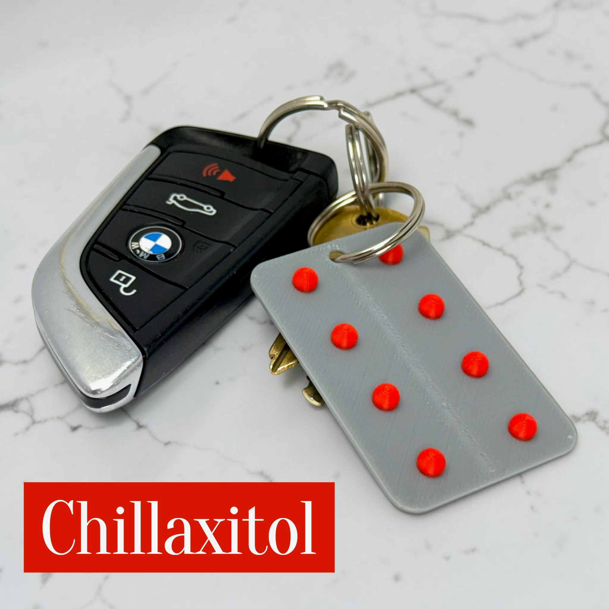 Fake Pill Pack Keychains - Funny Keychains