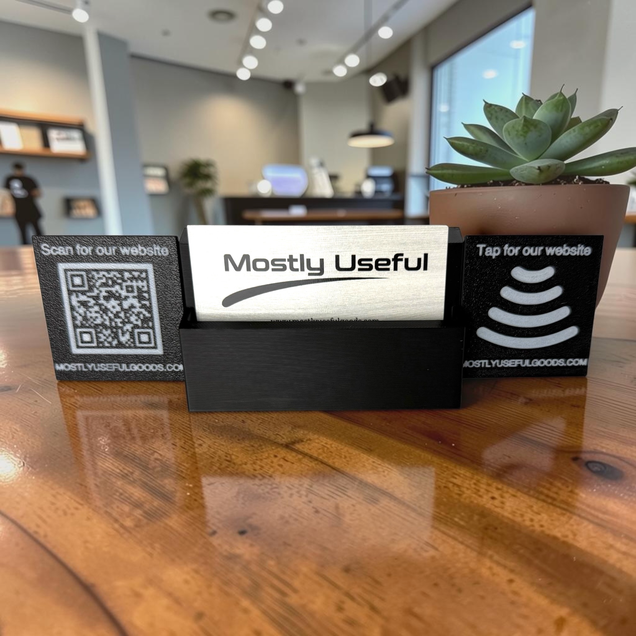 Tap and Scan - Smart Business Card Display