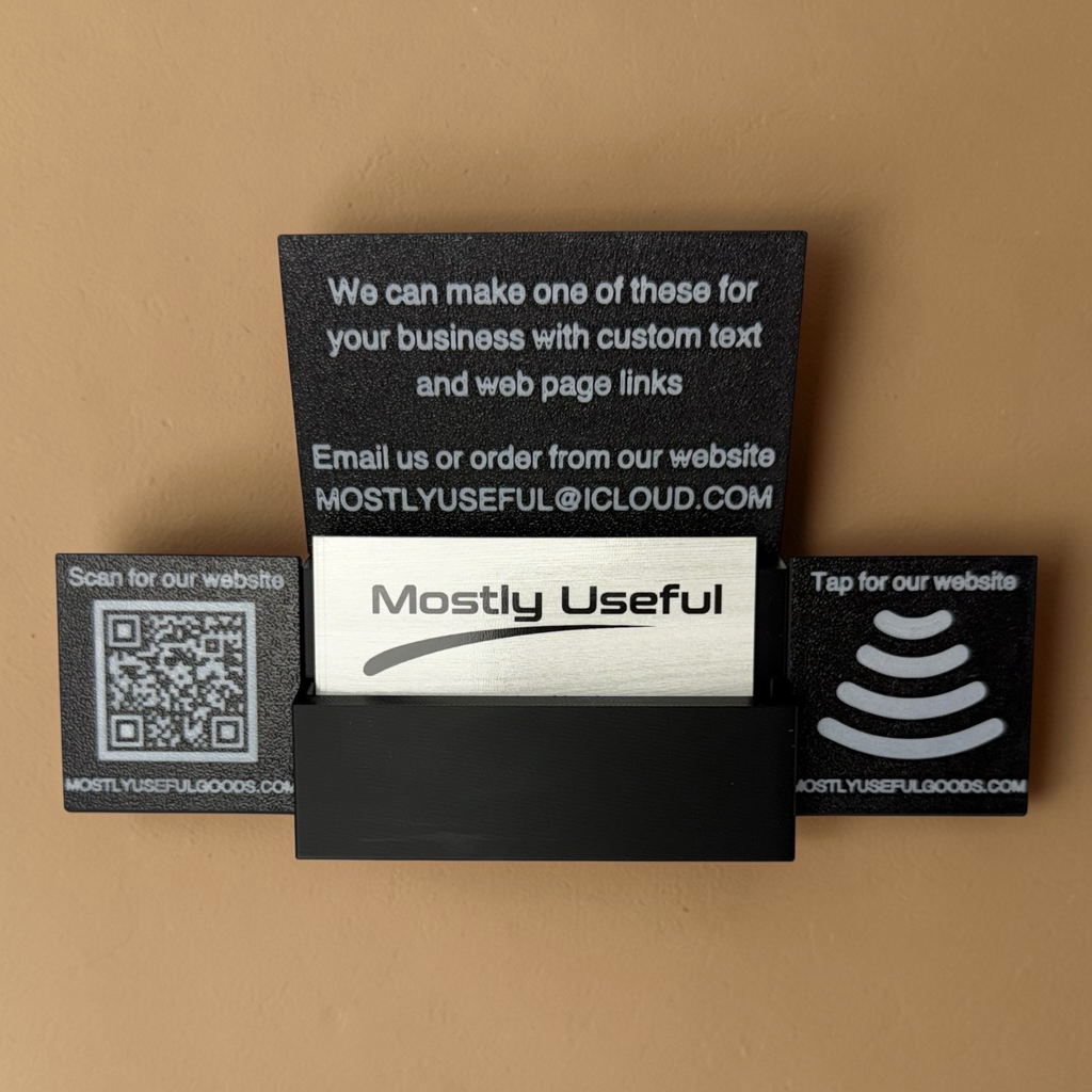Tap and Scan - Smart Business Card Display