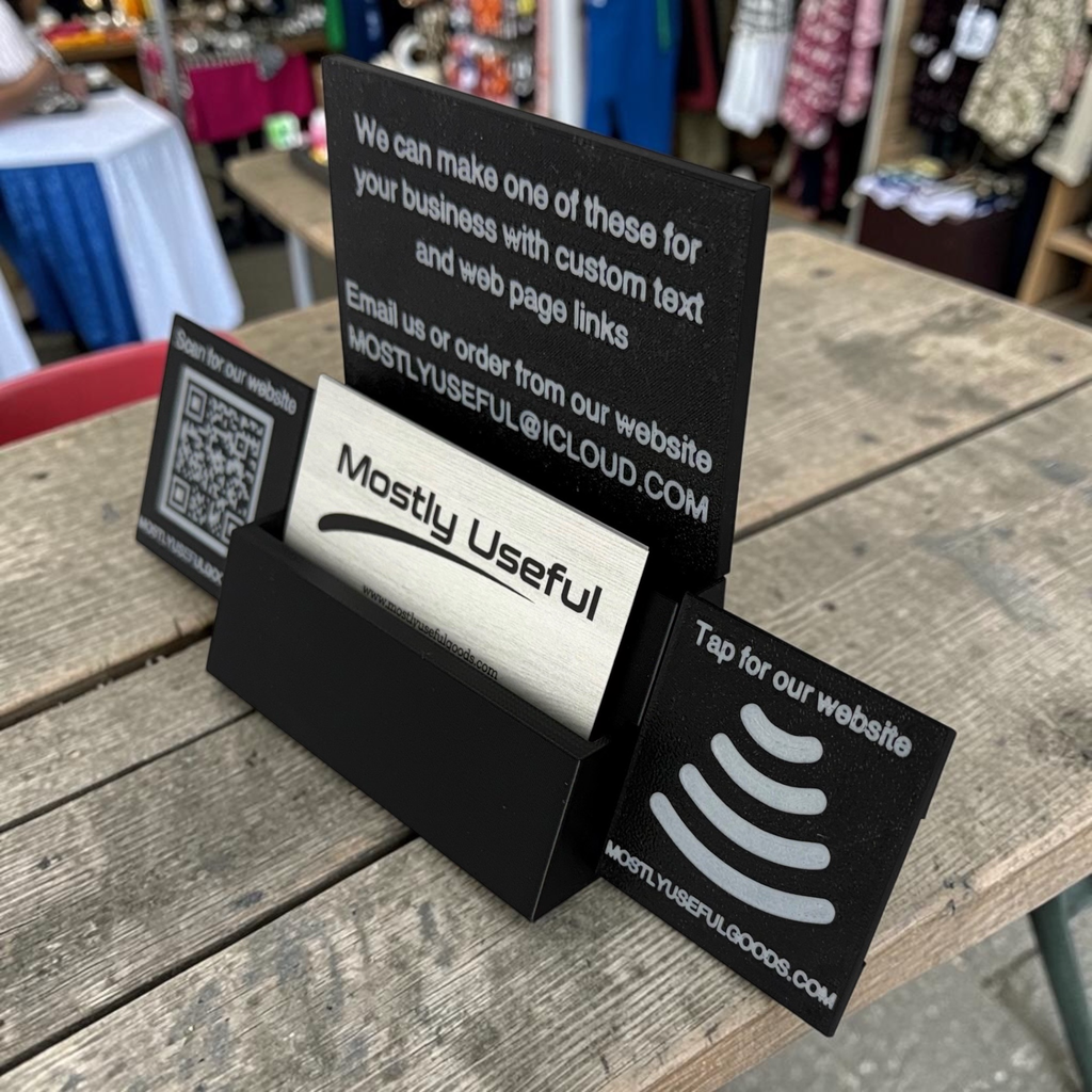 Tap and Scan - Smart Business Card Display