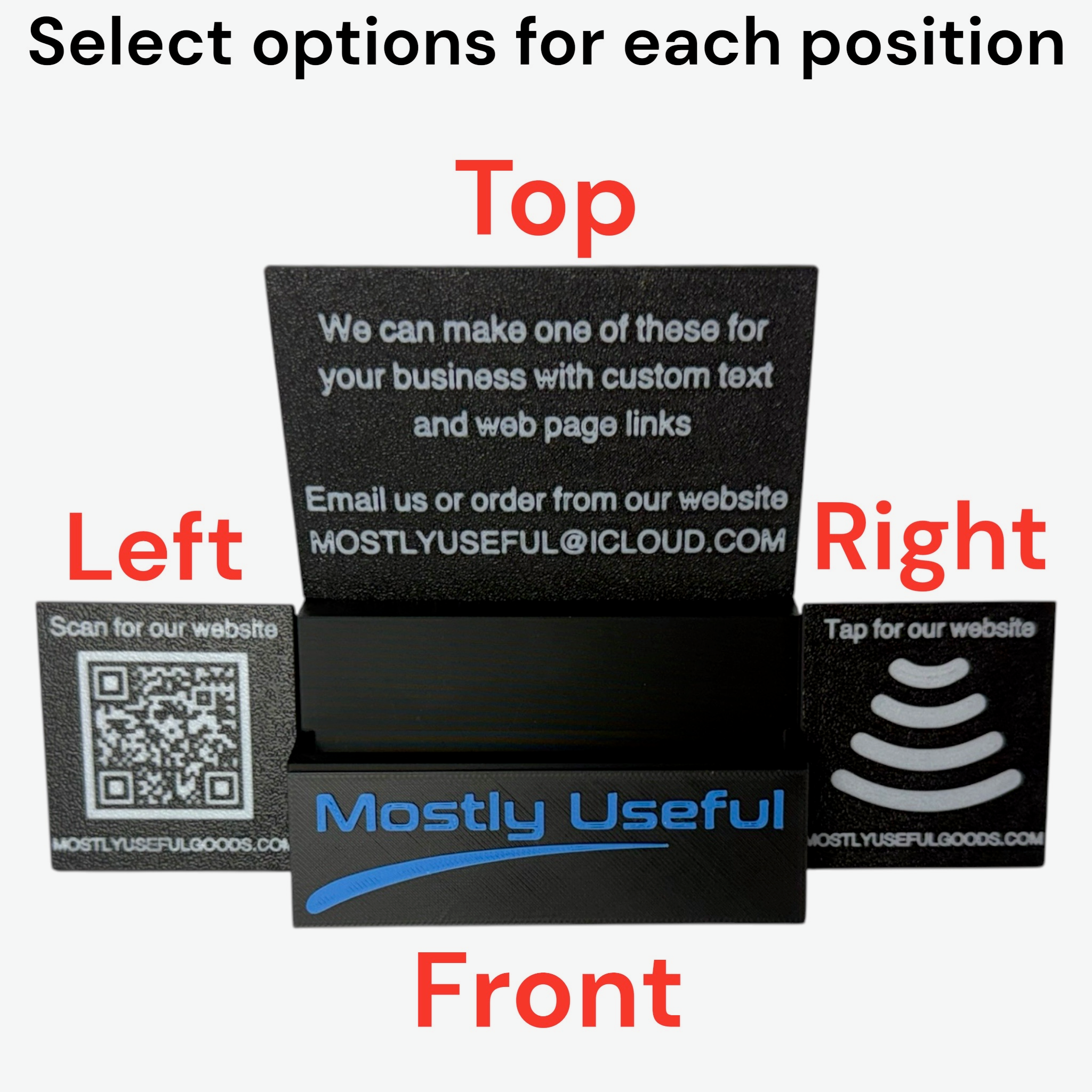 Tap and Scan - Smart Business Card Display