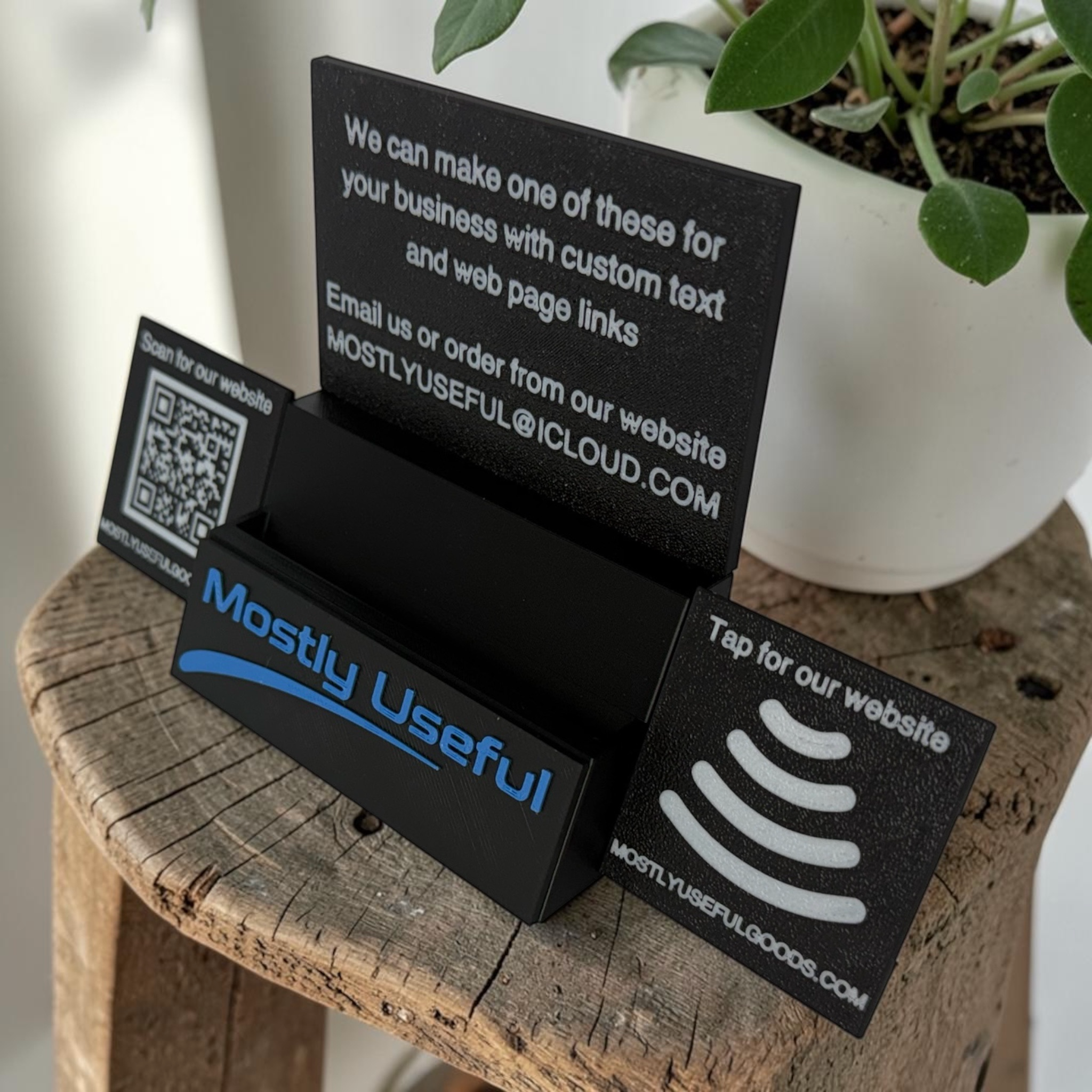Tap and Scan - Smart Business Card Display
