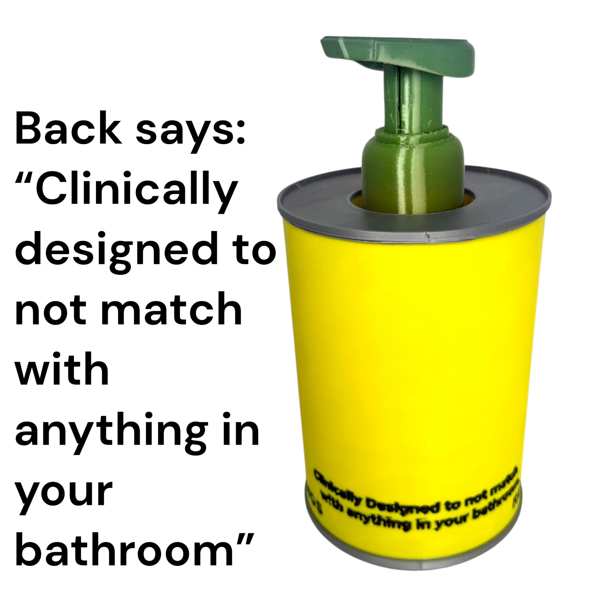 Funny, Novelty, Manly, Mock Pennzoil Oil Can Soap Bottle Cover (Fits Bath and Body Works Hand Soaps)