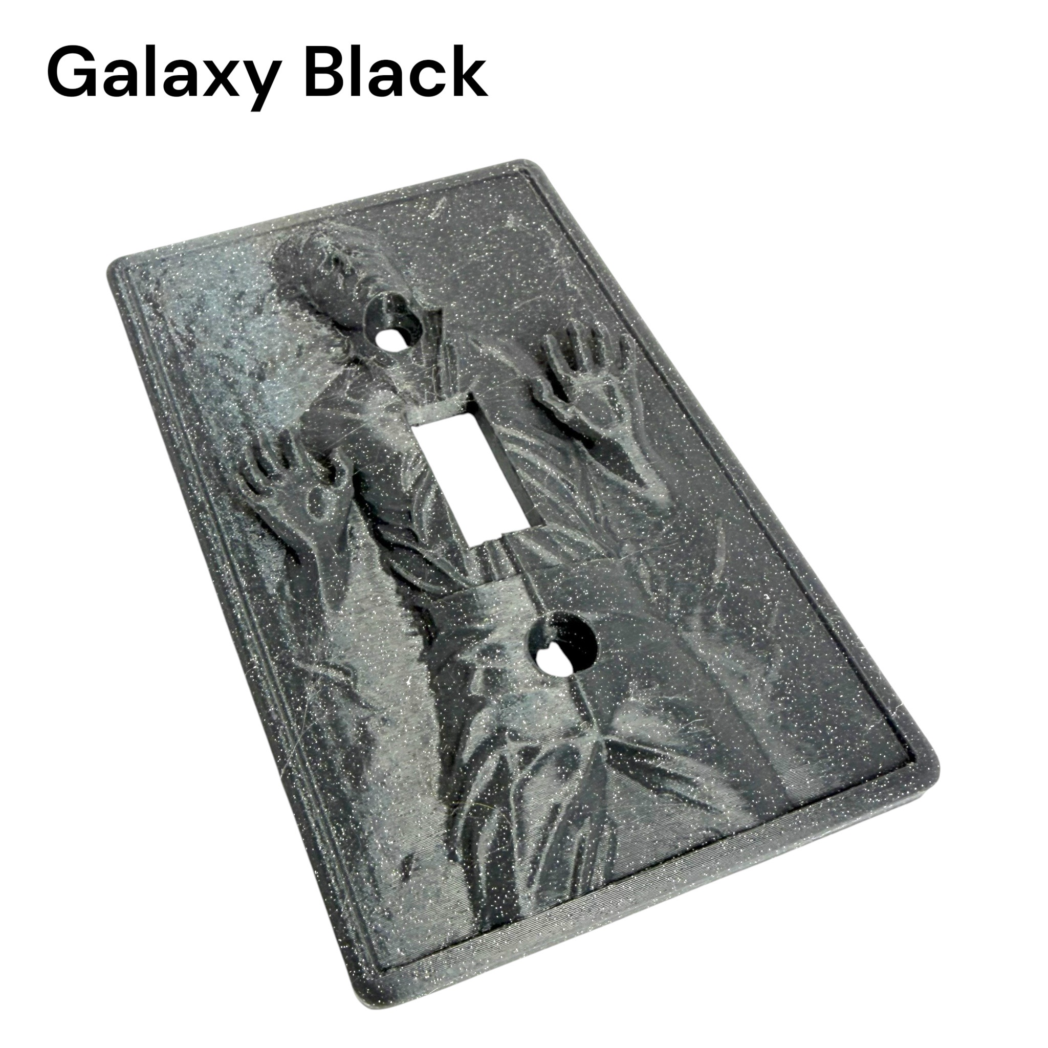 Frozen in Carbonite Light Switch Cover Plate | 3D Printed Sci-Fi Wall Decor | Geek Room Decor | Game Room Switch Plate | Gift for Movie Fans