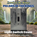 Argonath Pillars of the Kings Light Switch Cover Plate - Lord of the Rings Middle Earth Inspired